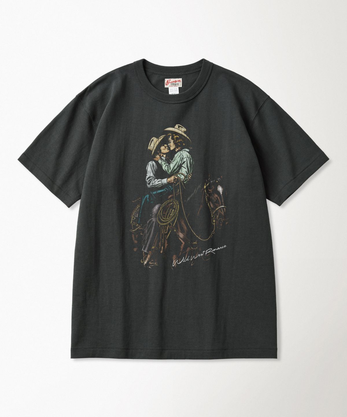 브론슨(BRONSON) West Romance Loopwheeled Graphic Tee Vintage Black