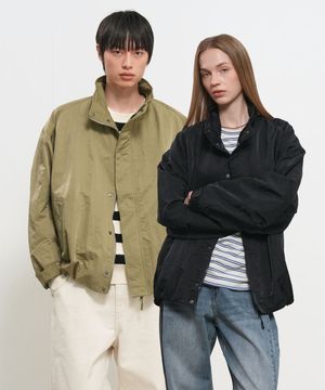 UNISEX 볼륨 블루종 봄버 점퍼 [3COL] / GF1UJP005