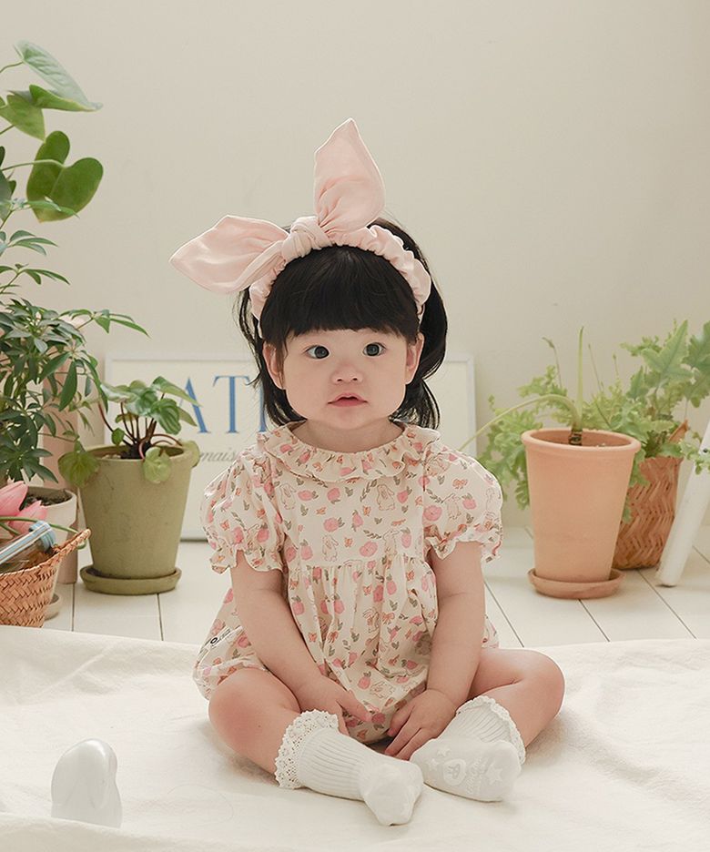 아기토끼 같은 우리아가의 여름 - 아기 반팔 바디슈트