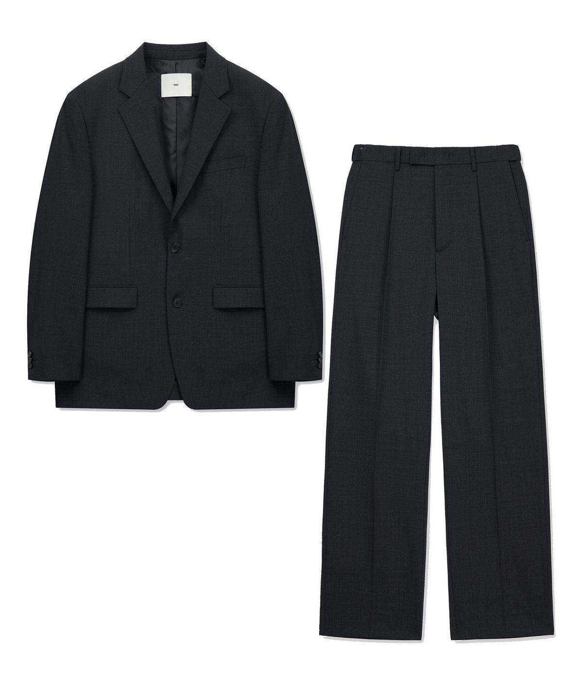 티엔지티(TNGT) [SET] High Wool Blended Comfort Set-up (Charcoal) 0TJA6E100CG