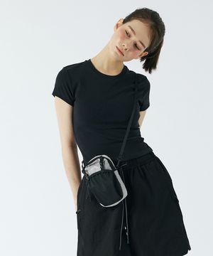 워터보틀 포켓 사코슈백 - 화이트