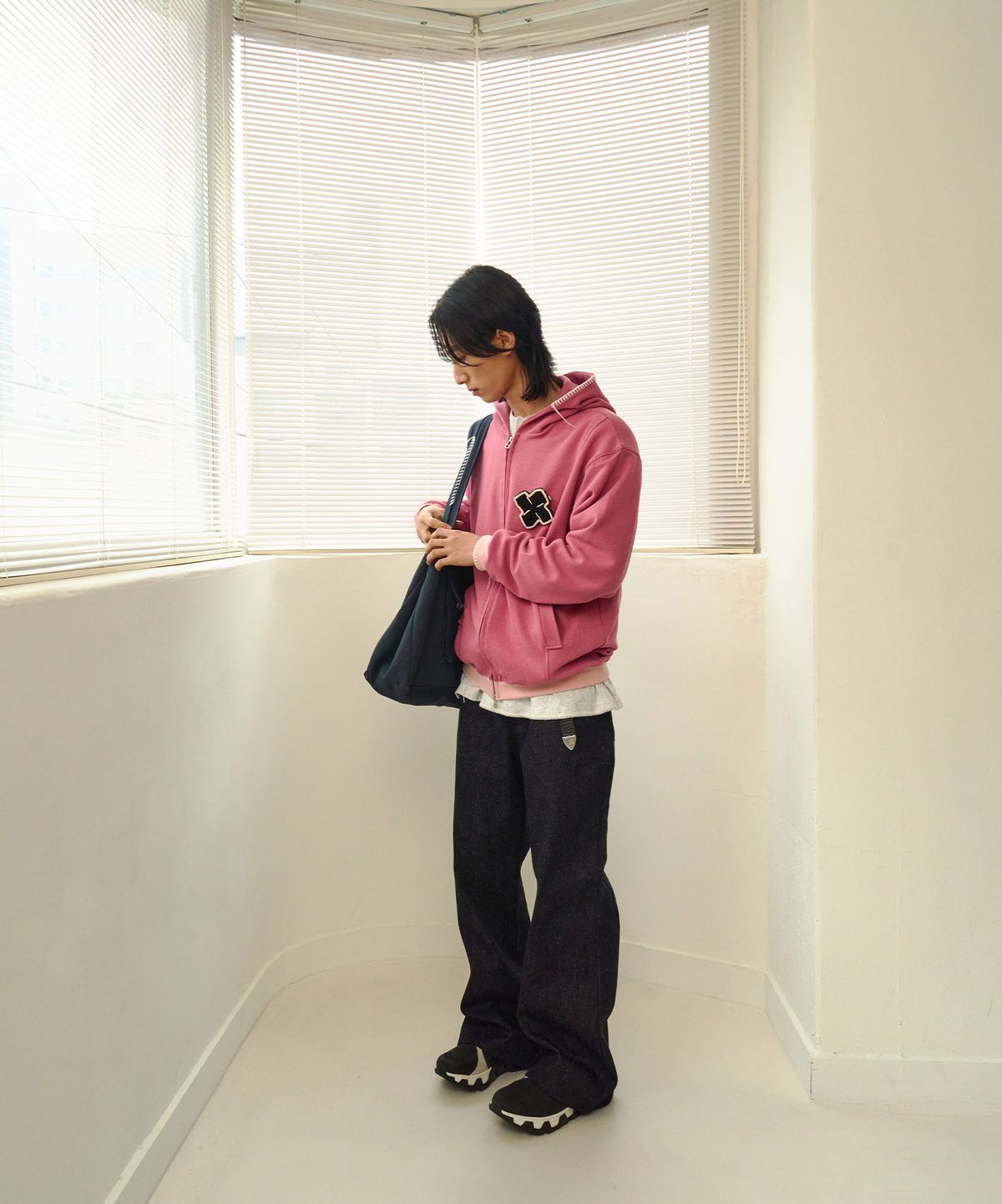 노쿨러스(NOSCOULEURS) UL THERMAL ZIP HOODIE PINK