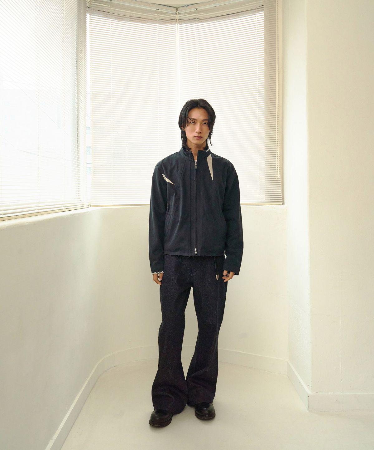 노쿨러스(NOSCOULEURS) UL DENIM PANTS 03 BLACK