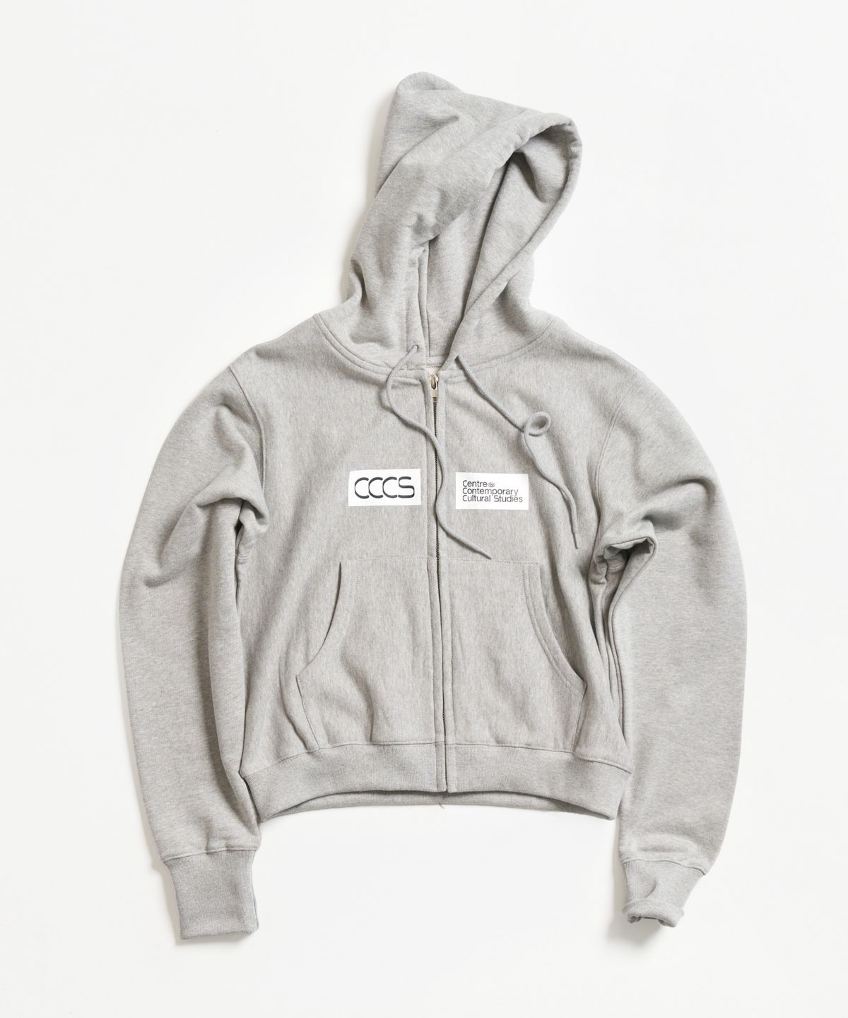 씨씨씨에스(CCCS) GREY BLOCK LOGO HOODIE ZIP-UP (W)