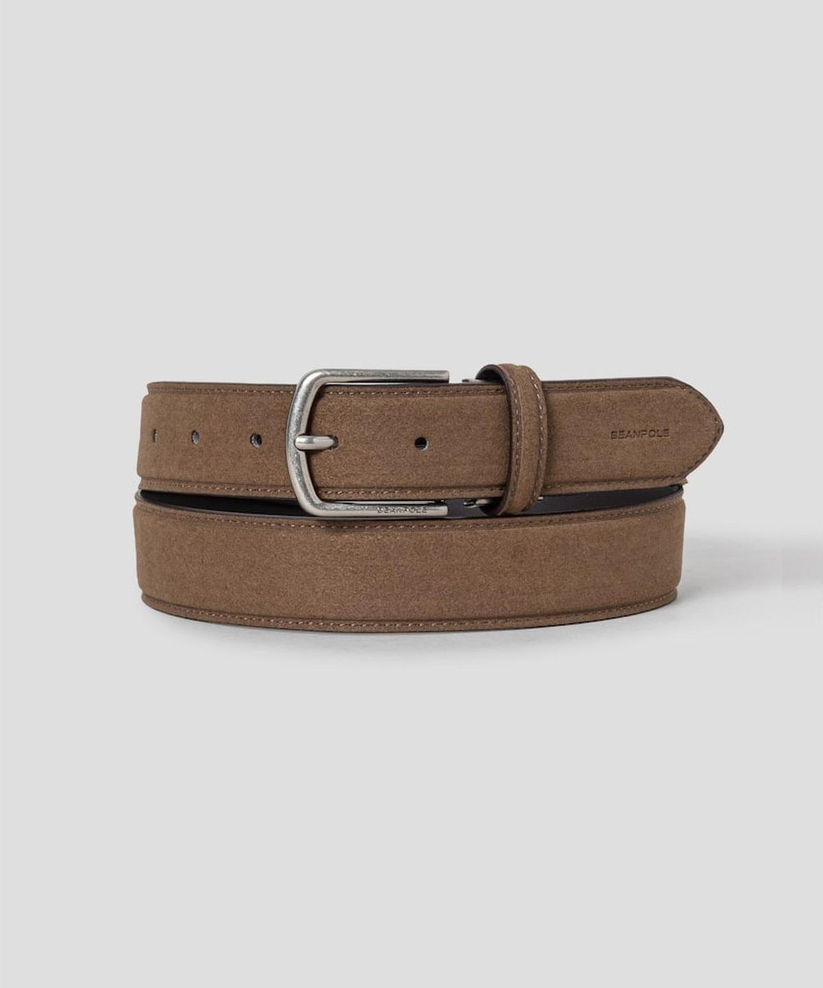 빈폴 액세서리(BEANPOLE ACCESSORY) 스웨이드 캐주얼 버클 벨트  브릭