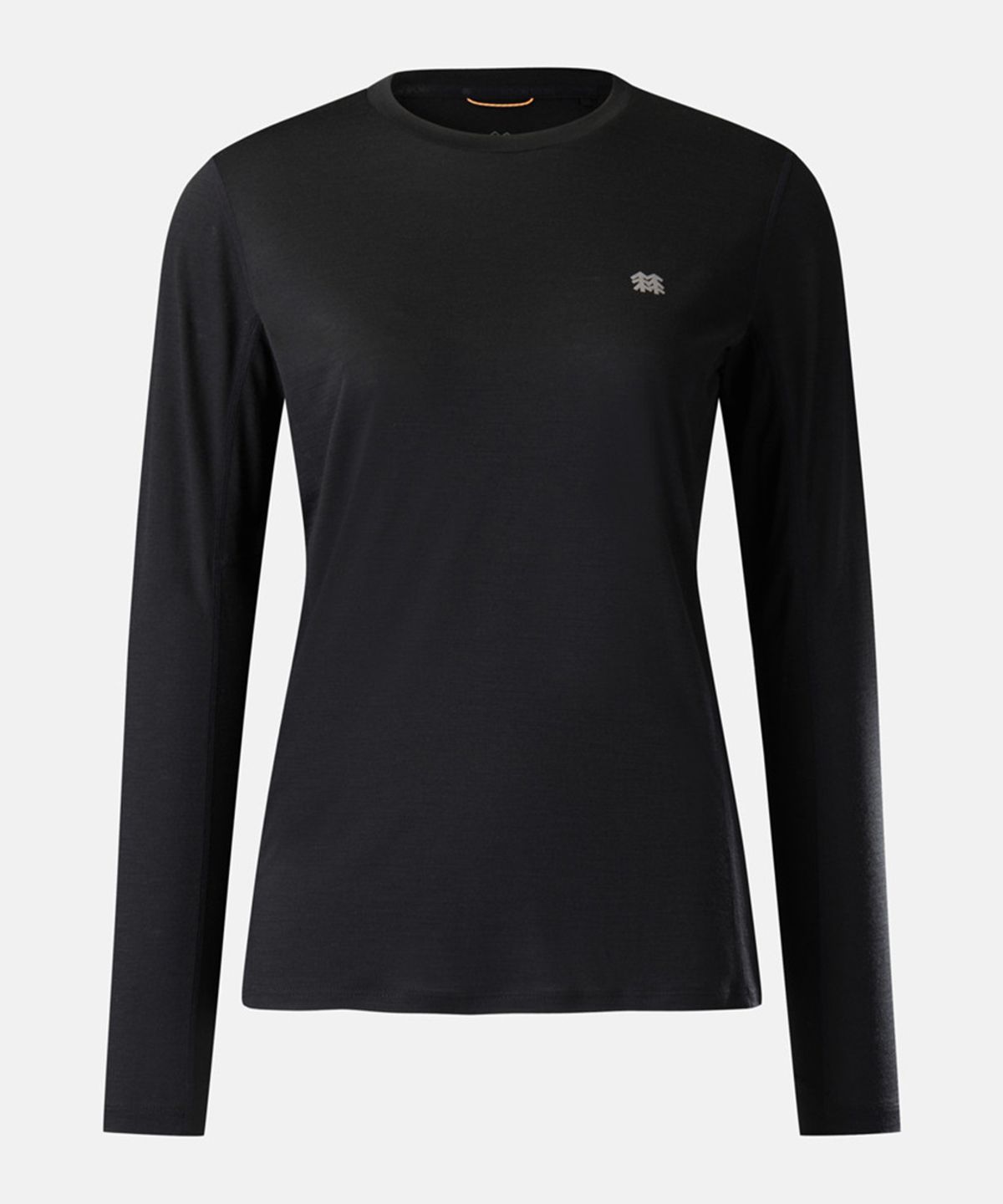 코오롱스포츠(KOLON SPORT) HERO 여성 메리노울 긴팔 라운드 티셔츠 JKTBX26054BLK