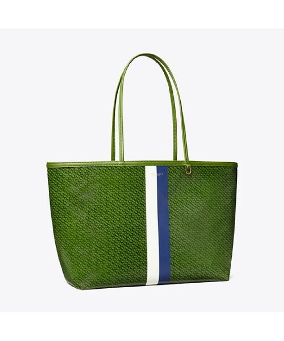 토리버치(TORYBURCH) 더 레이서 토트 - 그린 프린티드