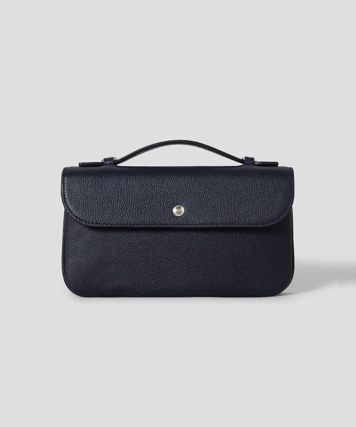 빈폴 액세서리(BEANPOLE ACCESSORY) 솔리드 가죽 크로스백  네이비