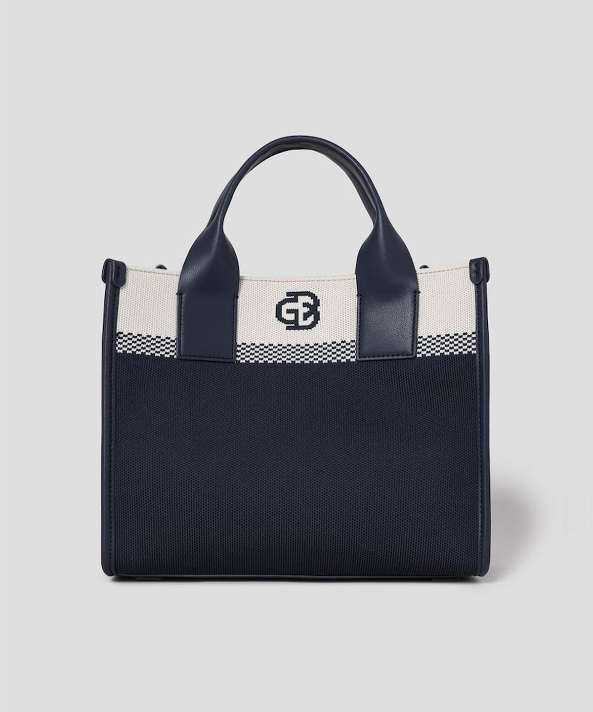 빈폴 액세서리(BEANPOLE ACCESSORY) 여성 스퀘어 니트백  네이비