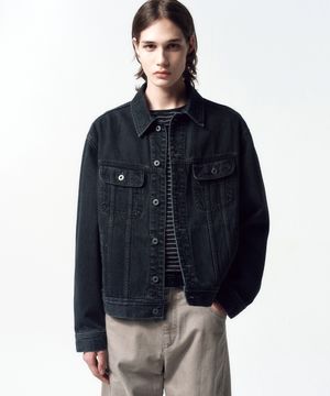 라이더스 트러커 자켓 BLACK