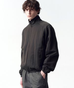 애시드 래글런 블루종 CHARCOAL