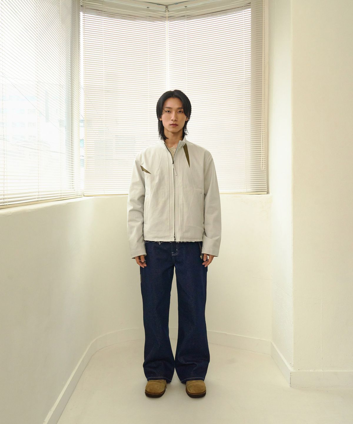 노쿨러스(NOSCOULEURS) UL COTTON JACKET 05 GREY