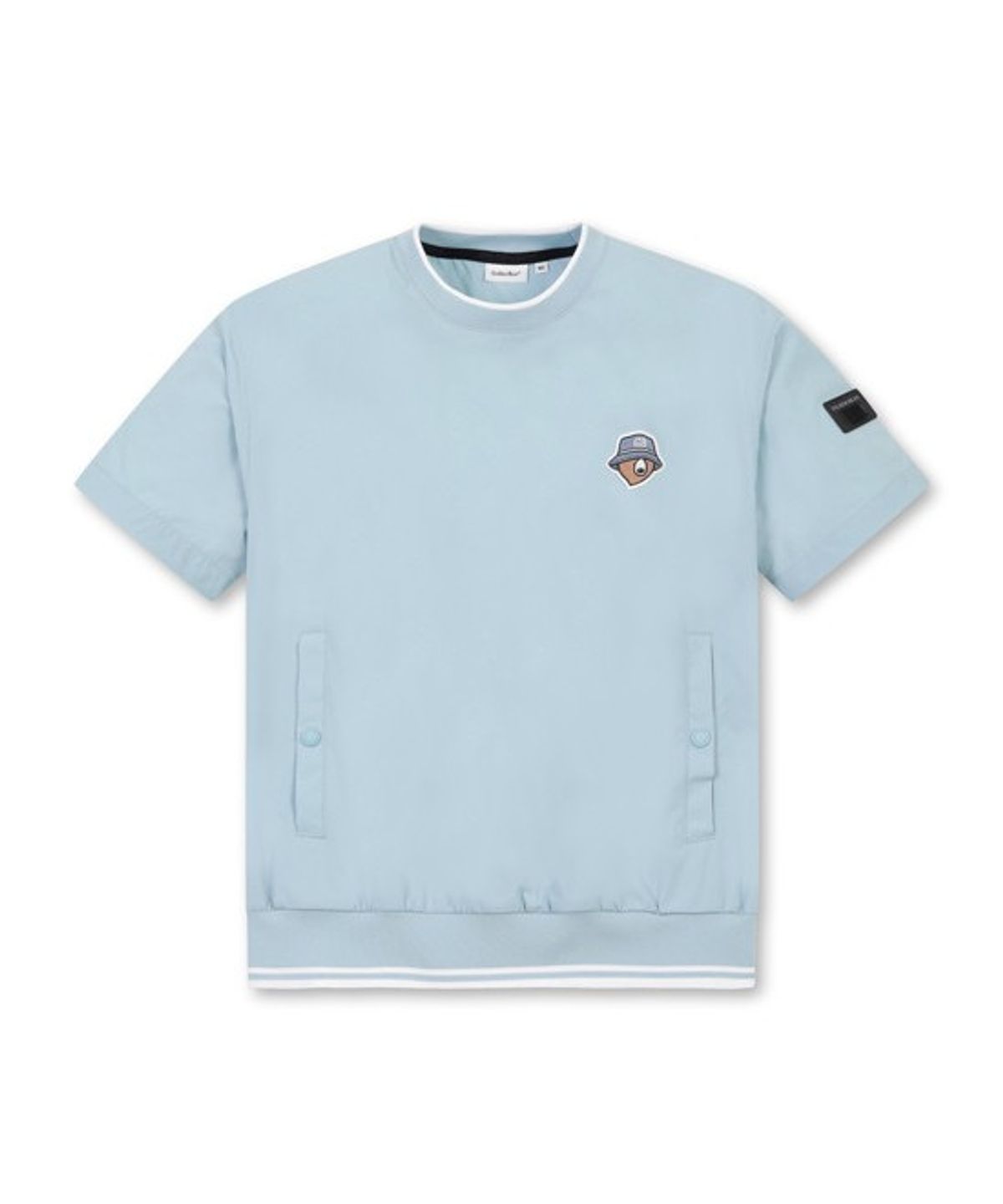 골든베어(GOLDEN BEAR) (W) Woven Crew-Neck Pullover G5TAM26201BUX