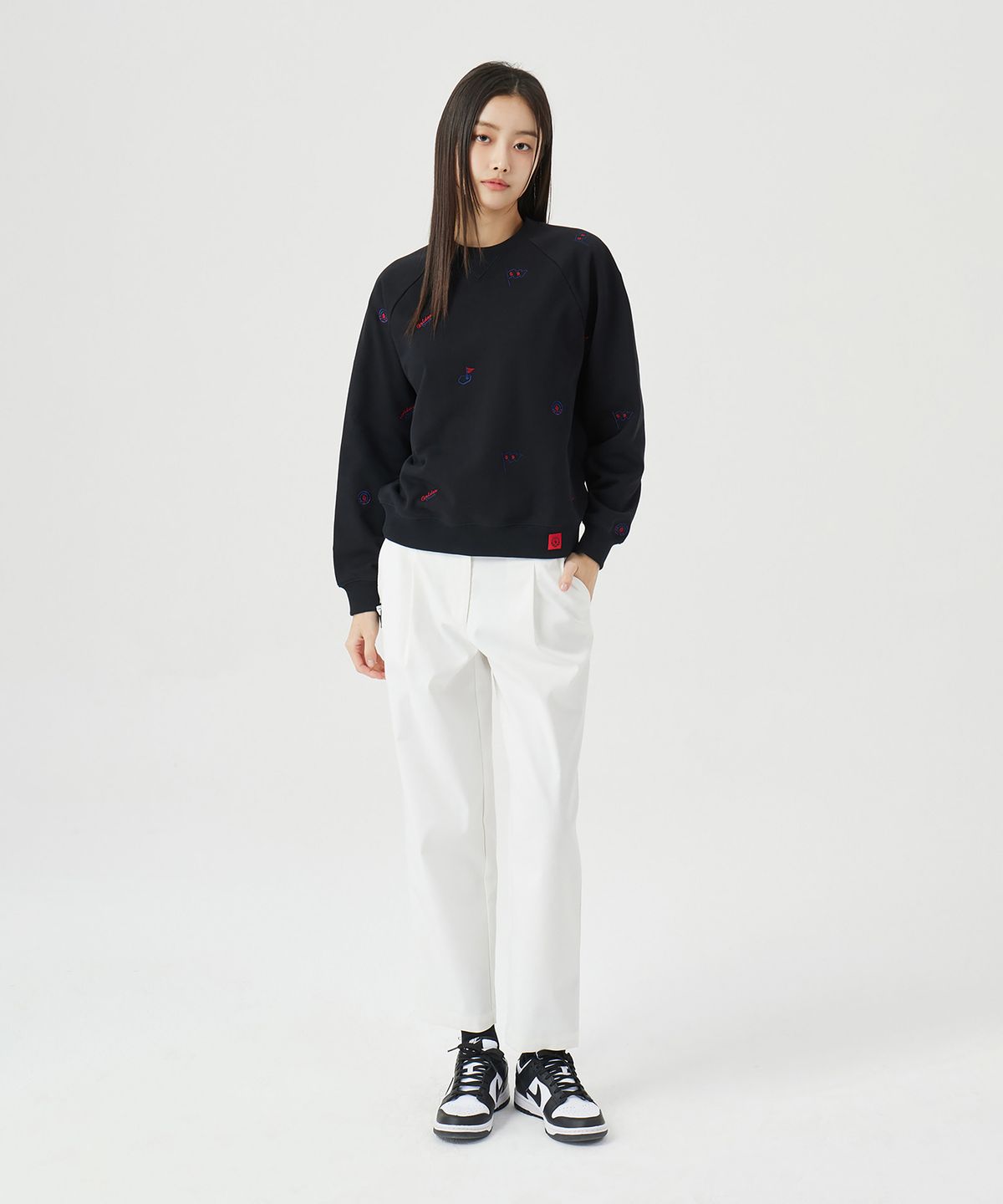골든베어(GOLDEN BEAR) (W) Tucked Tapered Pants G5PAM26131WHX