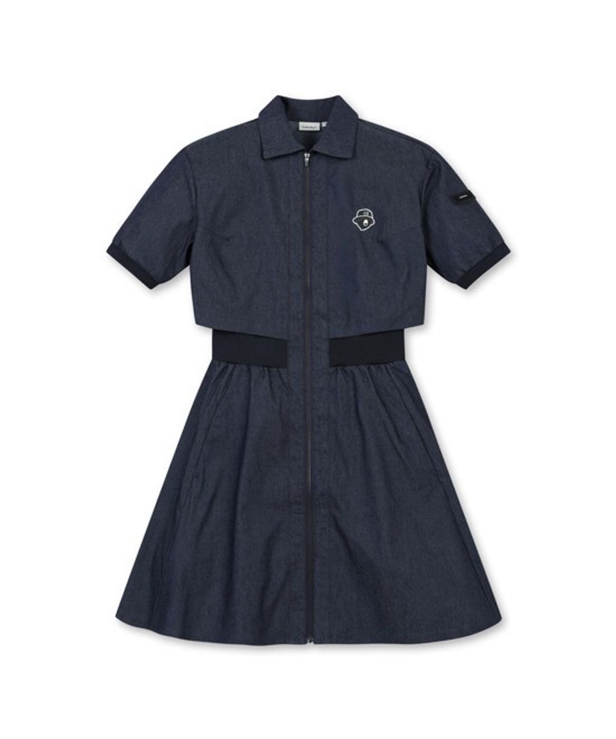 골든베어(GOLDEN BEAR) (W) Full-zip Collar Dress G5UAM26221NYX