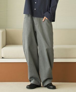 [오정규 PICK] 26 SS 세미 커브드 카치온 팬츠 (4컬러)