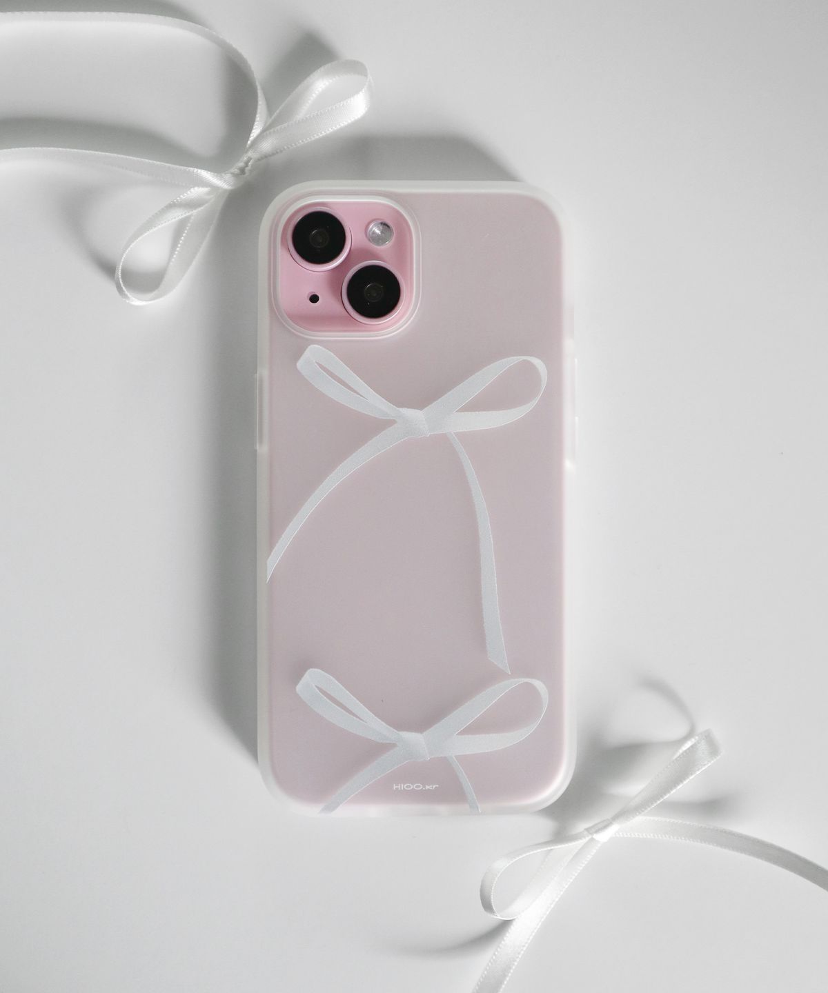 하이우(HIOO) fog ribbon case. (반투명 젤리 케이스)