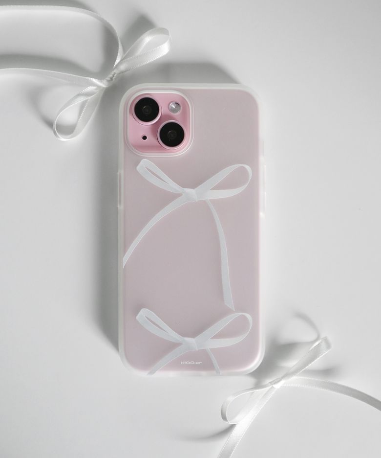 fog ribbon case. (반투명 젤리 케이스)