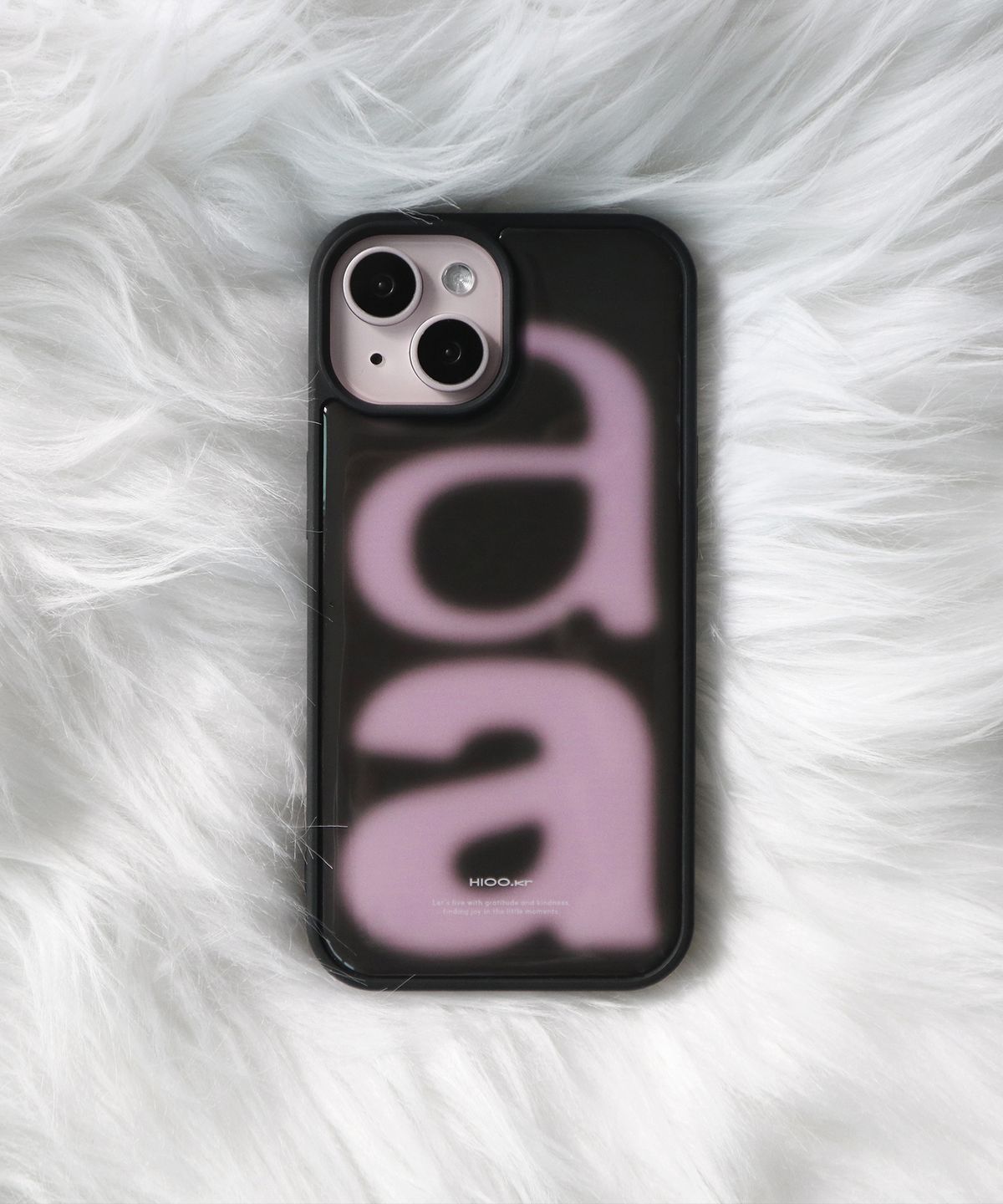 하이우(HIOO) aa cocoa epoxy case_pink (에폭시 범퍼 케이스)