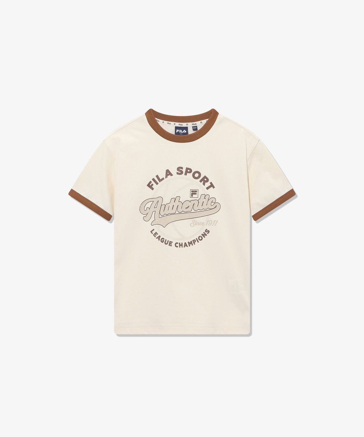 휠라 키즈(FILA KIDS) Drywave 배스킷볼 링거 반팔티