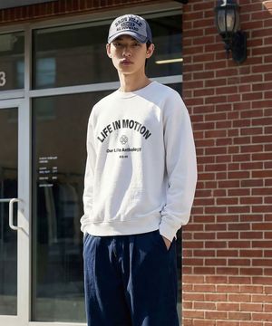 아치인모션 오버핏 맨투맨 티셔츠 5 Color [ULZM_2003]