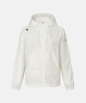 우먼스 후드형 바람막이 자켓 아이보리 SR122PWB21