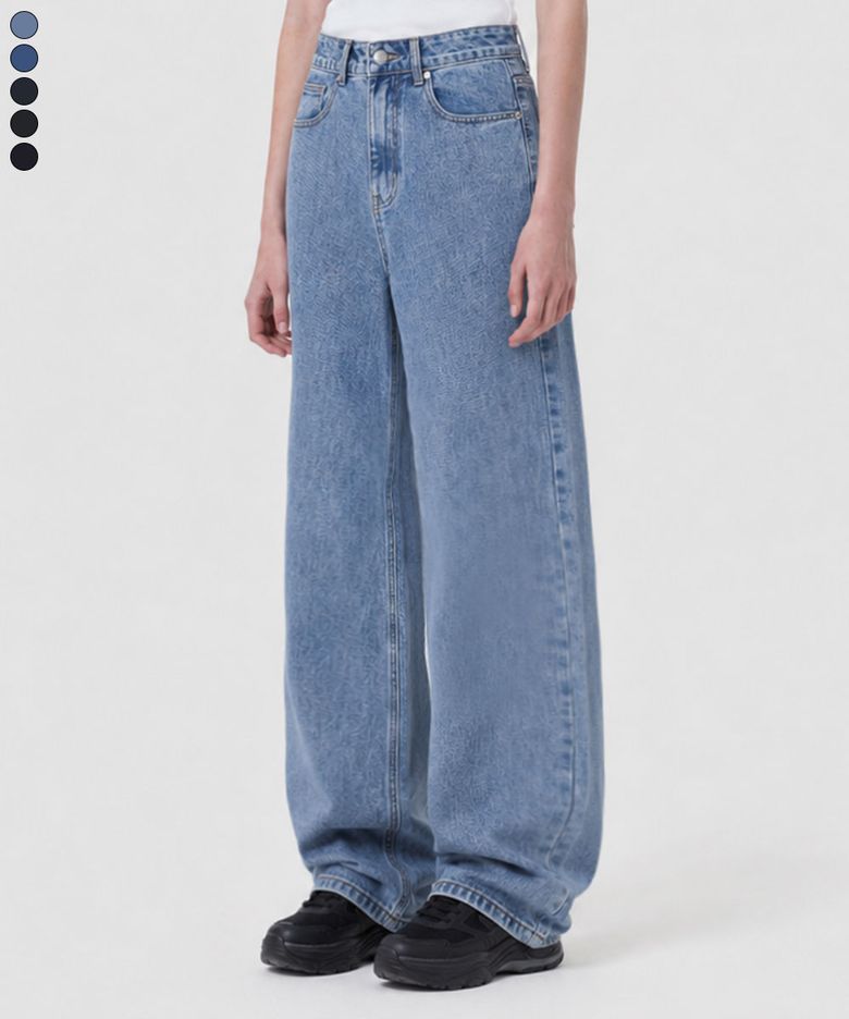 Frame wide-washed denim pants 5 Color [BLBD_5011]