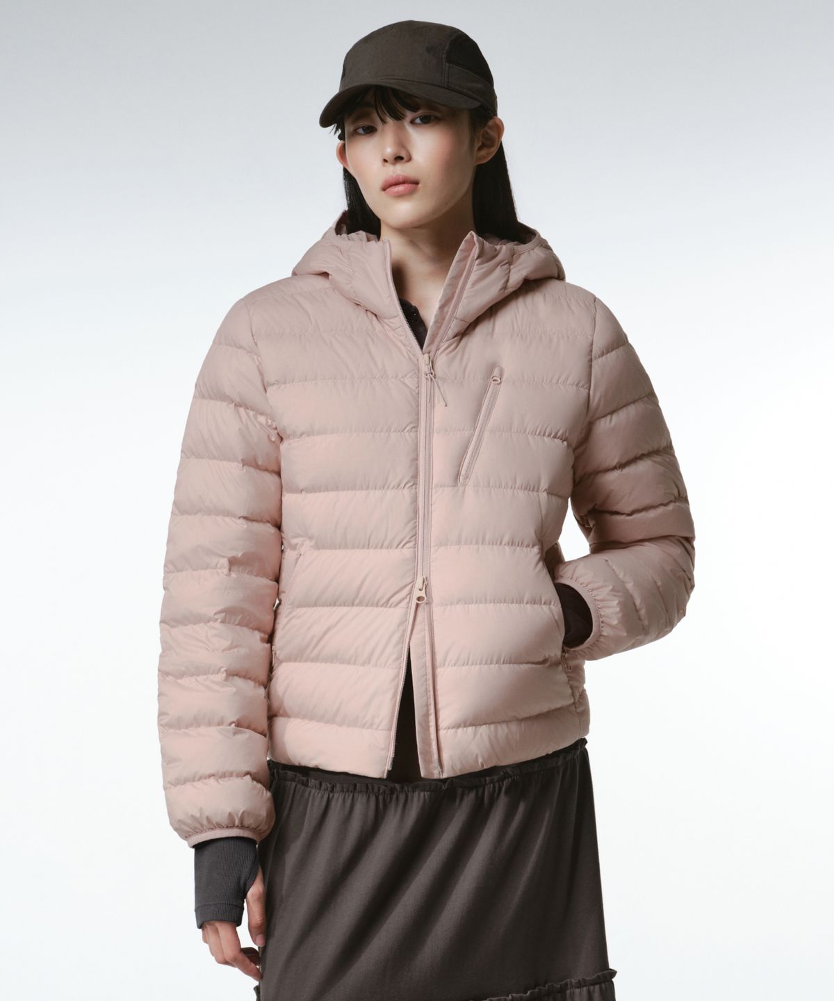 무신사 스탠다드 우먼(MUSINSA STANDARD WOMAN) [시티 레저] 우먼즈 후디드 라이트 다운 재킷 [데저트 핑크]