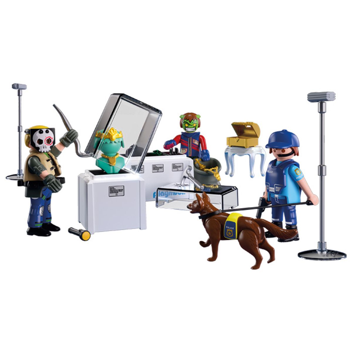 플레이모빌(PLAYMOBIL) 보석 도둑과 경찰(71876)