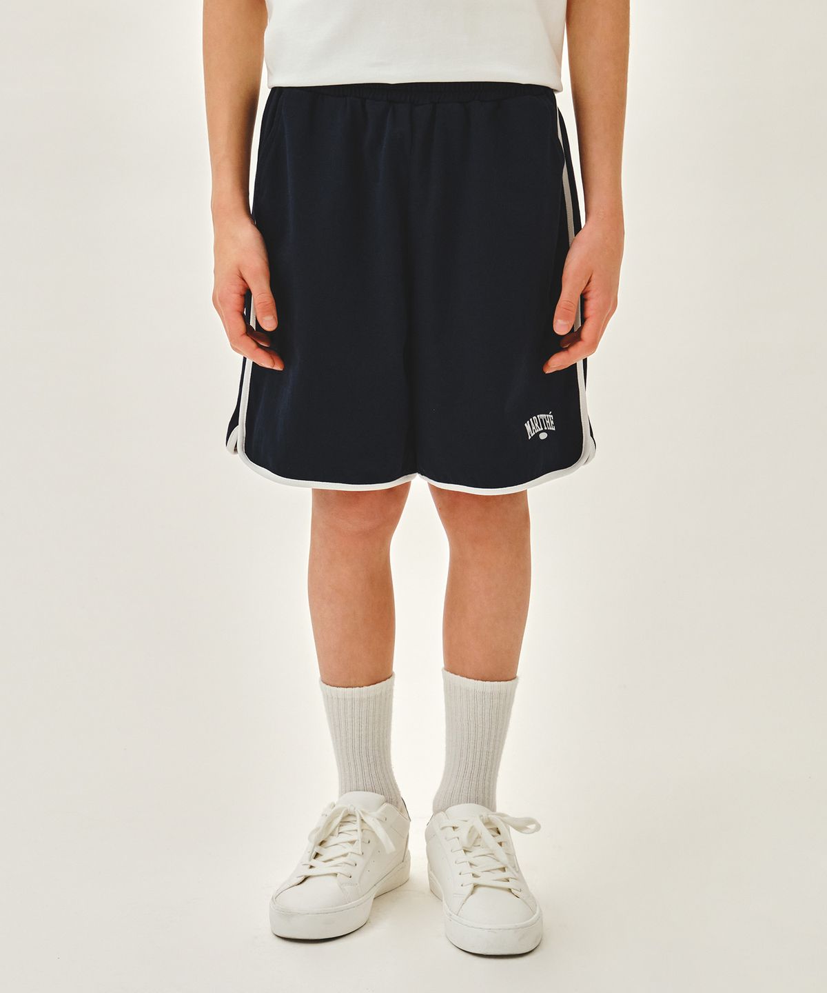 마리떼 키즈(MARITHÉ KIDS) KIDS SIDE LINE SHORTS navy