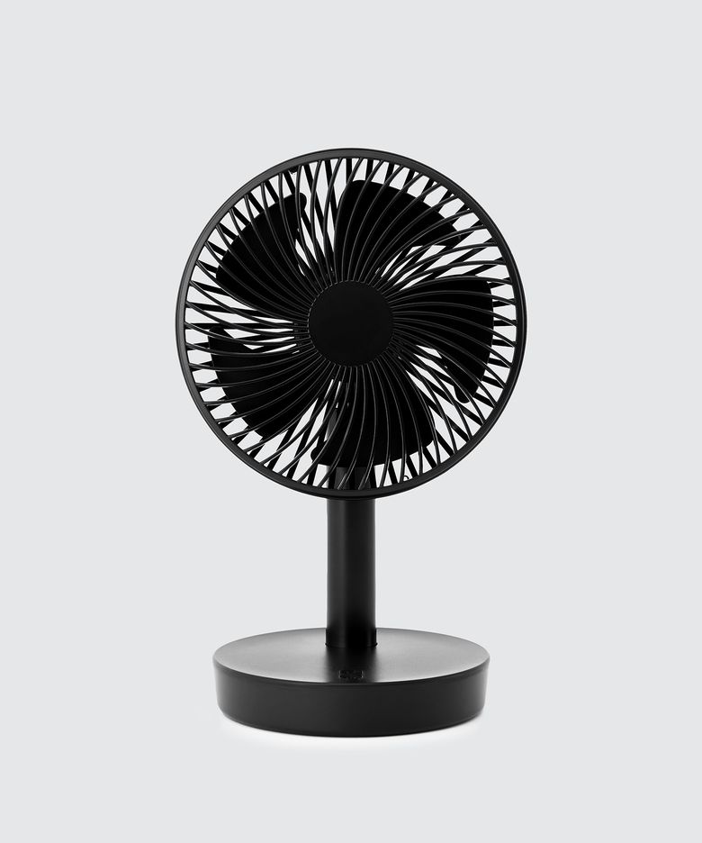 [쿨탠다드] 자동회전 탁상용 선풍기 [블랙]