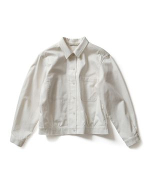 포켓 워시드 자켓 - 아이스베이지