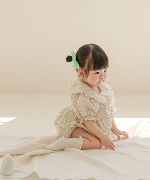 작은 여름 햇살이 귀여운 우리 아가를 닮았죠 - 아기 프릴 카라 바디슈트