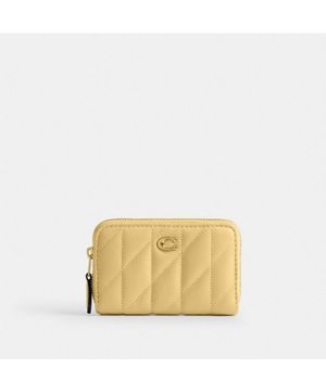 스몰 집 어라운드 카드 케이스 위드 필로우 퀼팅 CM505 B4/VN