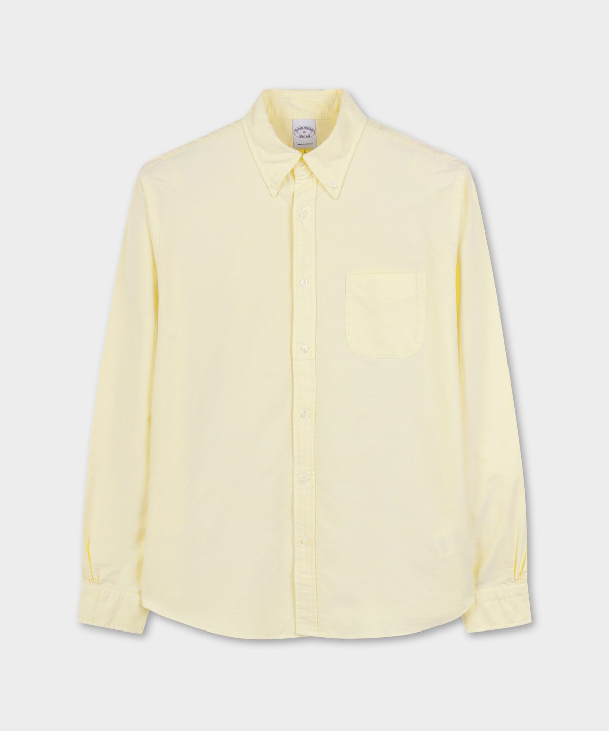 브룩스 브라더스(BROOKS BROTHERS) 프라이데이 옥스포드 솔리드 셔츠 (옐로우) (BBTHMMG101)
