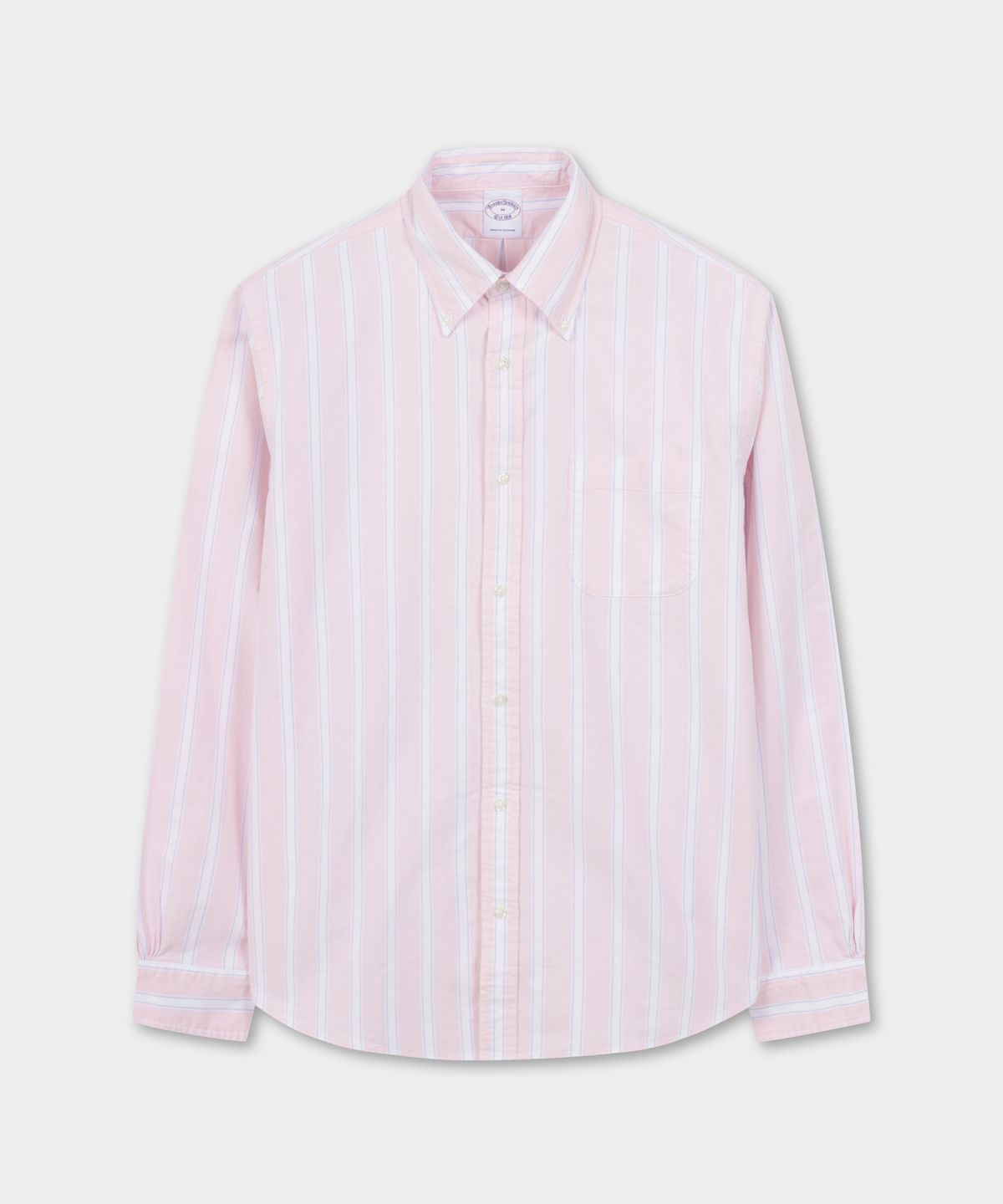 브룩스 브라더스(BROOKS BROTHERS) 프라이데이 옥스포드 패턴 스트라이프 셔츠 (핑크) (BBTHMMG103)