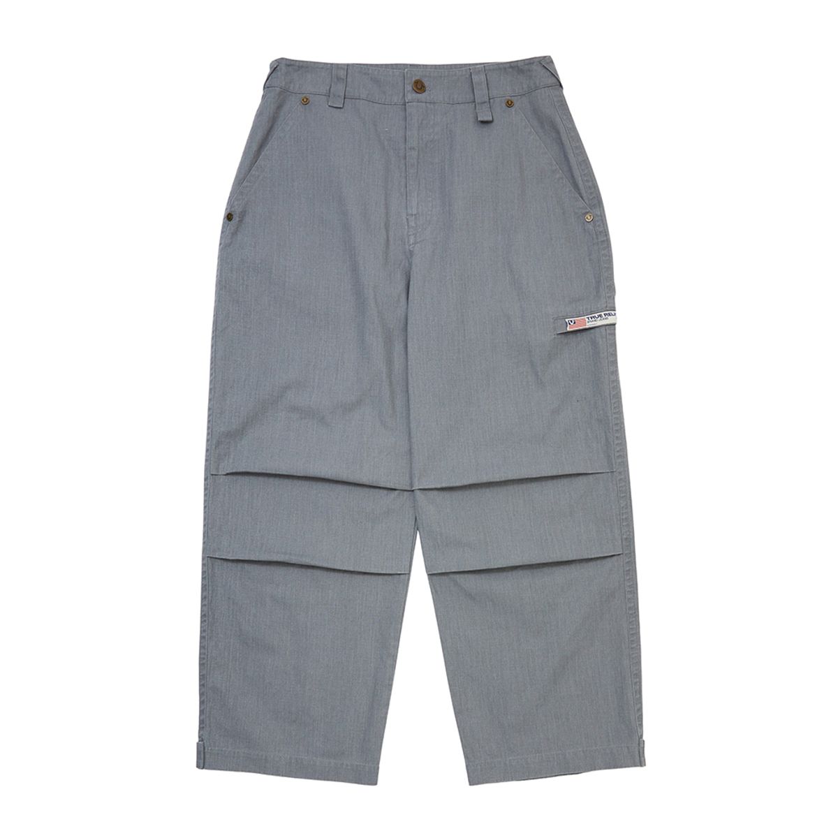 트루릴리젼(TRUERELIGION) DOUBLE POCKET WOVEN PANTS_CHARCOAL