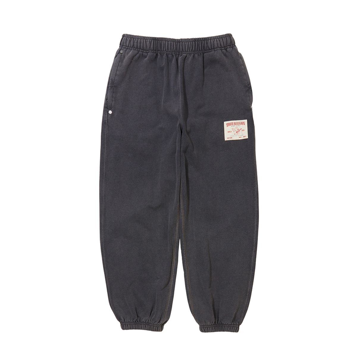 트루릴리젼(TRUERELIGION) CLASSIC SWEAT PANTS (WASHED)_WASHED BLACK