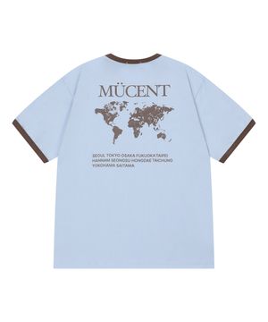 트레이스 링거 반팔 티 (4컬러)