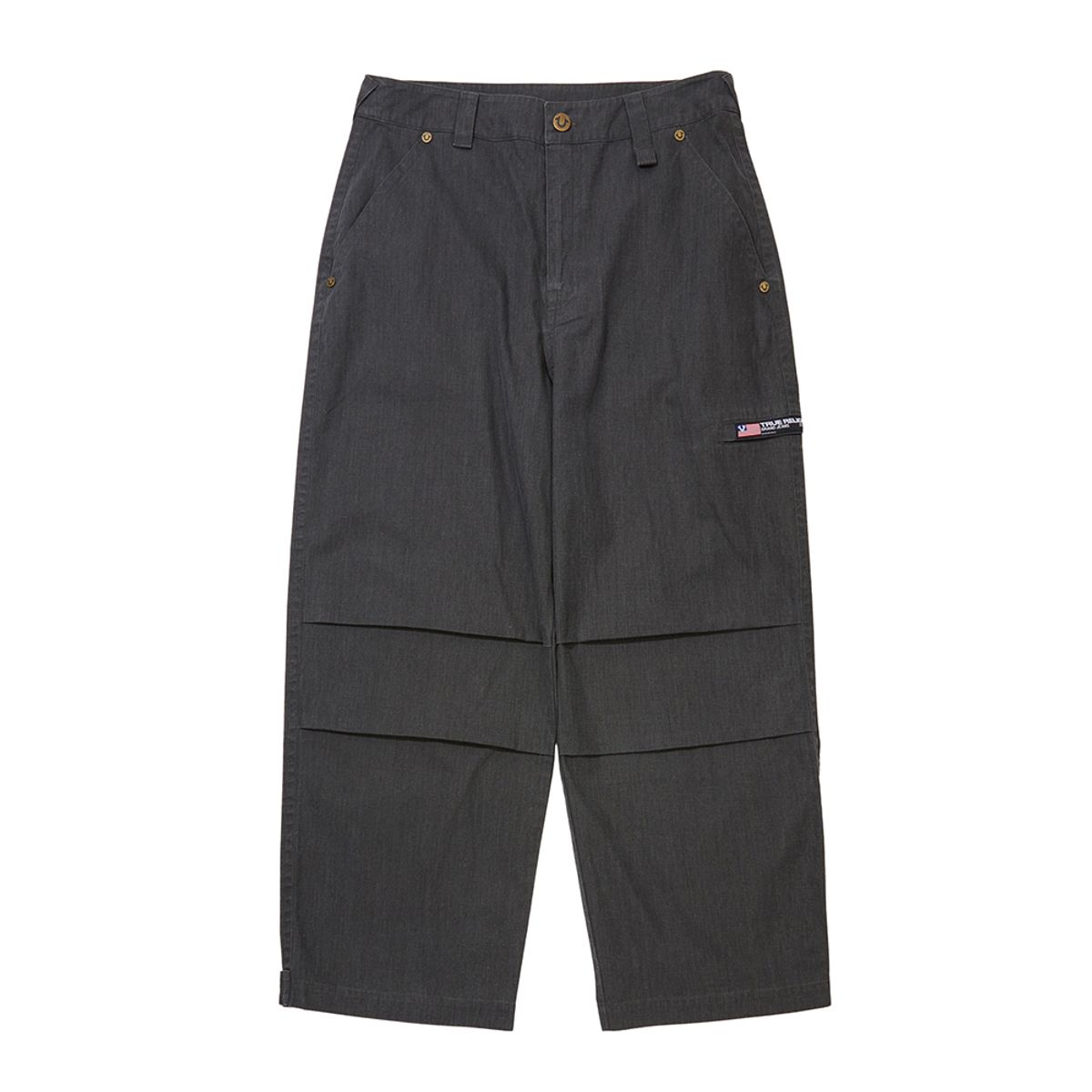 트루릴리젼(TRUERELIGION) DOUBLE POCKET WOVEN PANTS_BLACK
