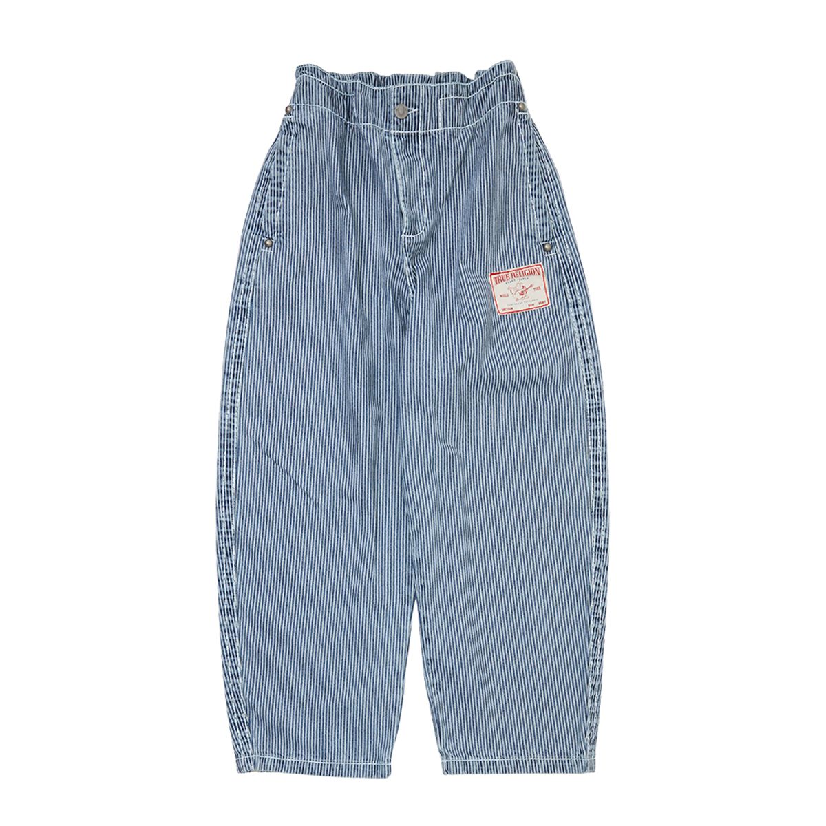 트루릴리젼(TRUERELIGION) WIDE WILD WASHED PANTS (HICKORY WASHED)_WASHED INDIGO