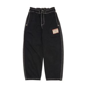 WIDE WILD WASHED PANTS (BLACK WASHED)_WASHED BLACK