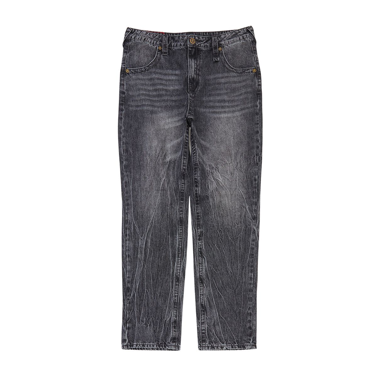 트루릴리젼(TRUERELIGION) LOOSE DENIM PANTS_WASHED BLACK