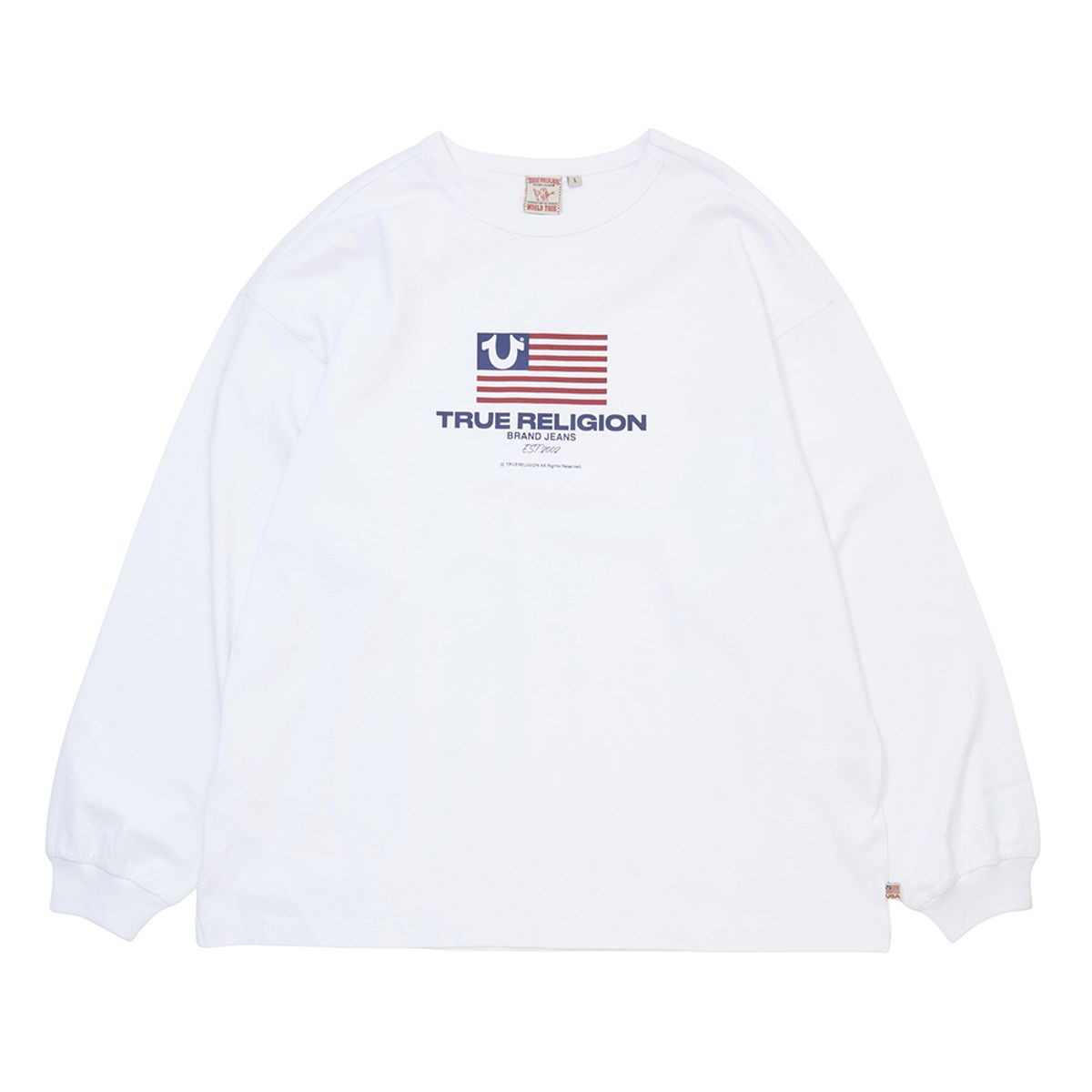 트루릴리젼(TRUERELIGION) NEW GLORY LONG SLEEVE_WHITE
