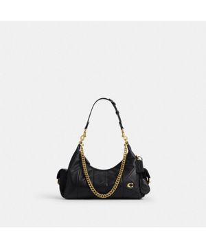 포켓 줄리엣 백 30 위드 퀼팅 CDZ71 B4/BK