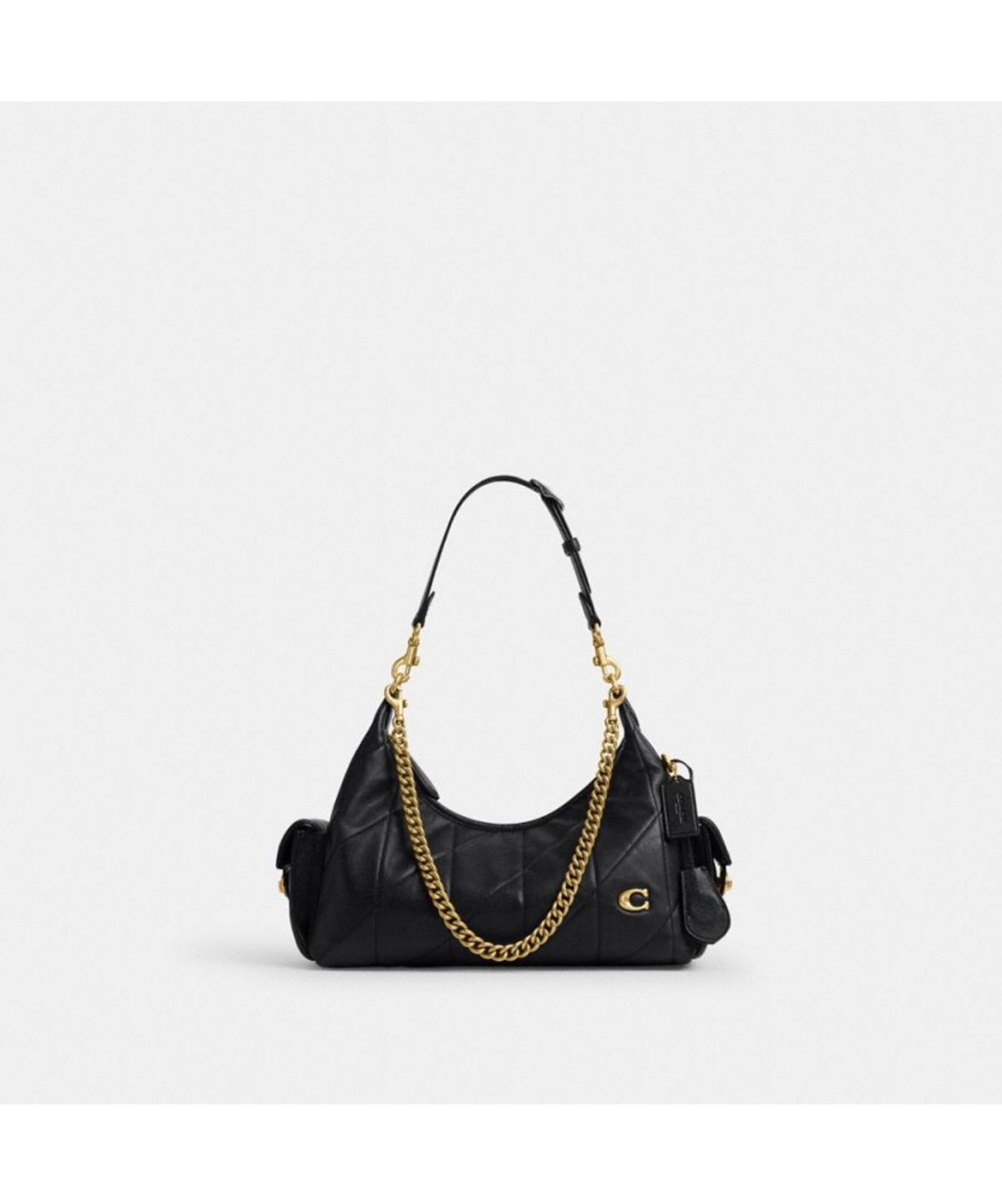 코치(COACH) 포켓 줄리엣 백 30 위드 퀼팅 CDZ71 B4/BK