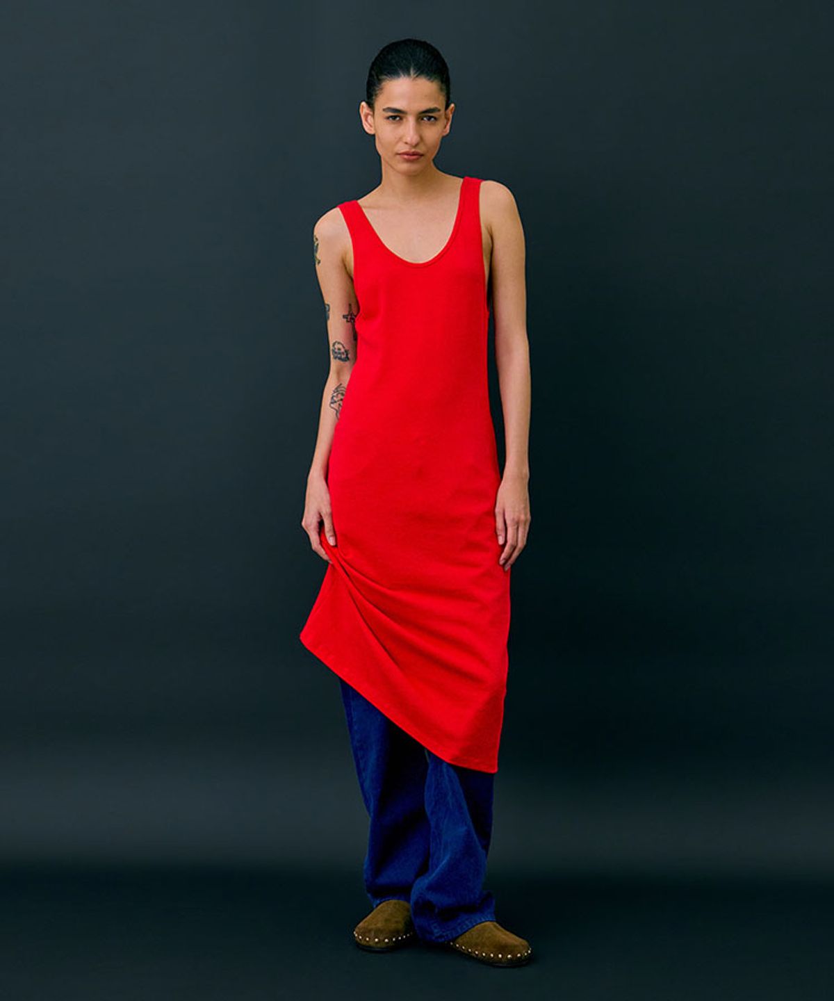 분더캄머(WNDERKAMMER) Easy One-piece_Red
