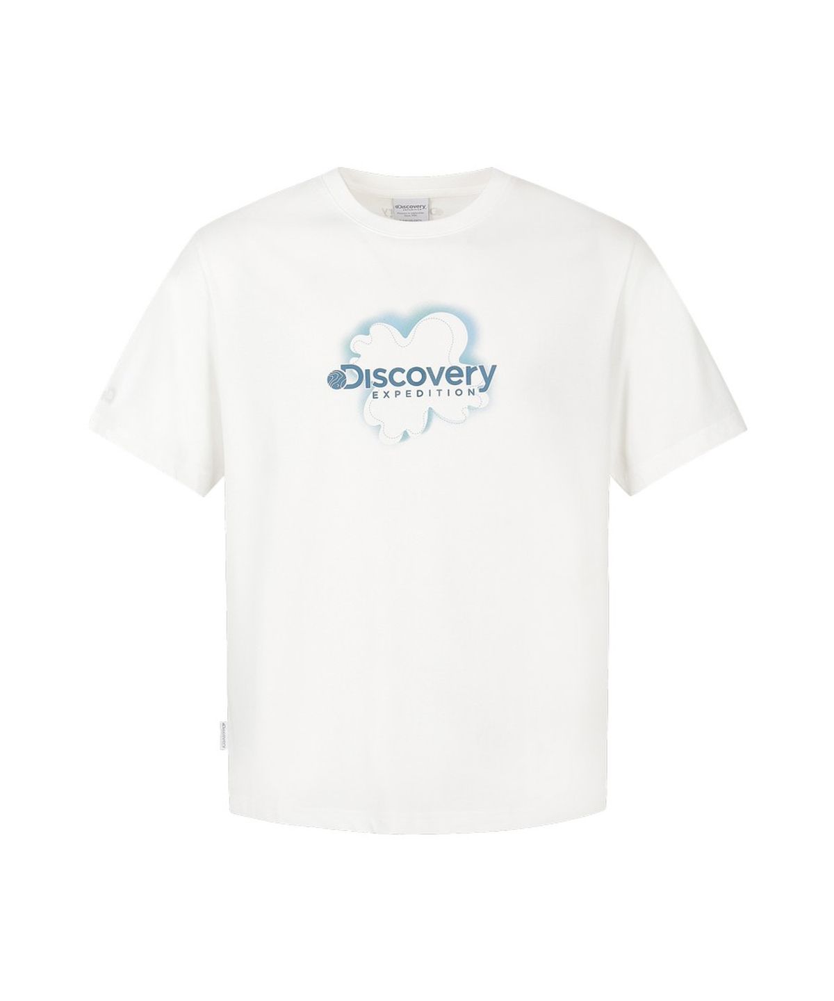 디스커버리 익스페디션(DISCOVERY EXPEDITION) 유니 프레시벤트 맵 레터링 반팔티셔츠 (WHITE)