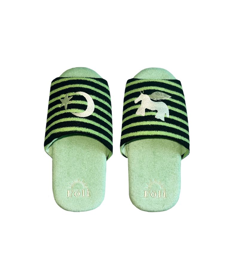 럭키 포니 룸슈즈, 그린