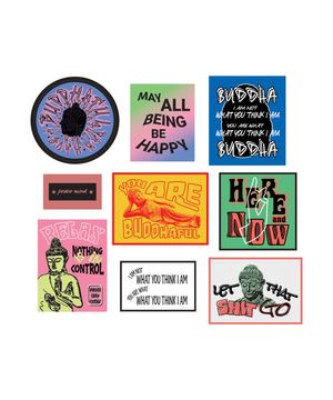 붓다명상 스티커 다꾸굿즈 9종 세트